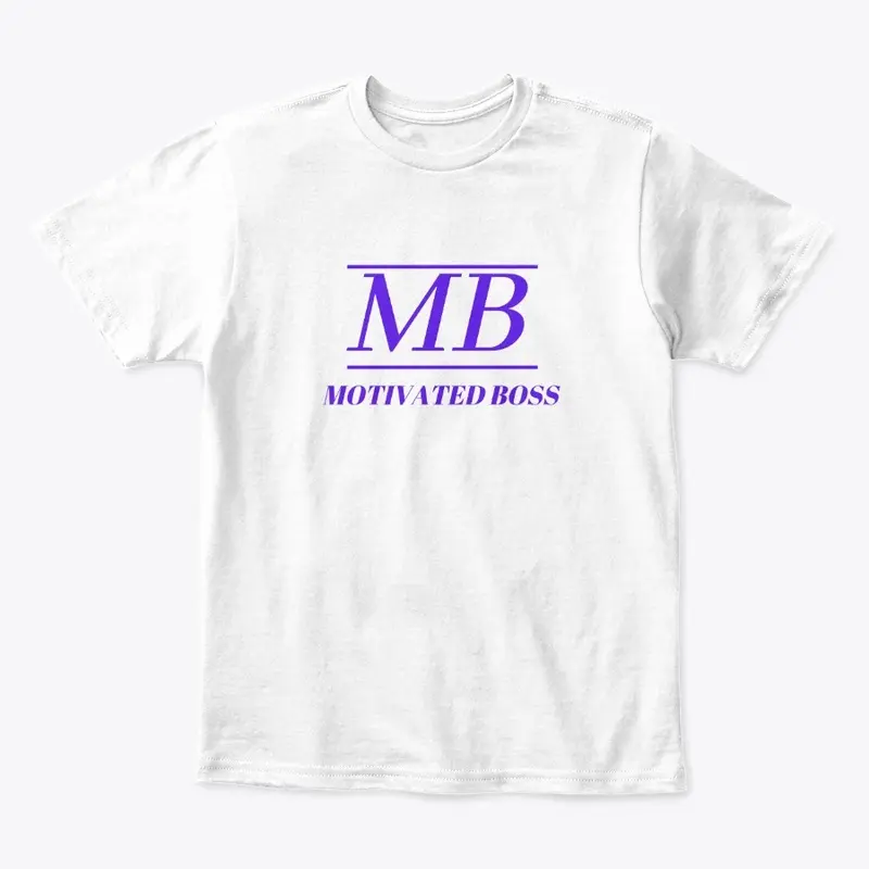 Motivated Boss Kids Tee (purple logo)