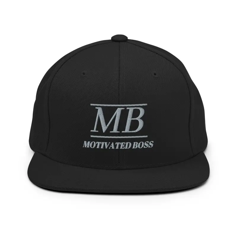 Motivated Boss Snapback (gray logo)