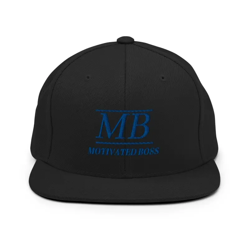 Motivated Boss Snapback (blue logo)