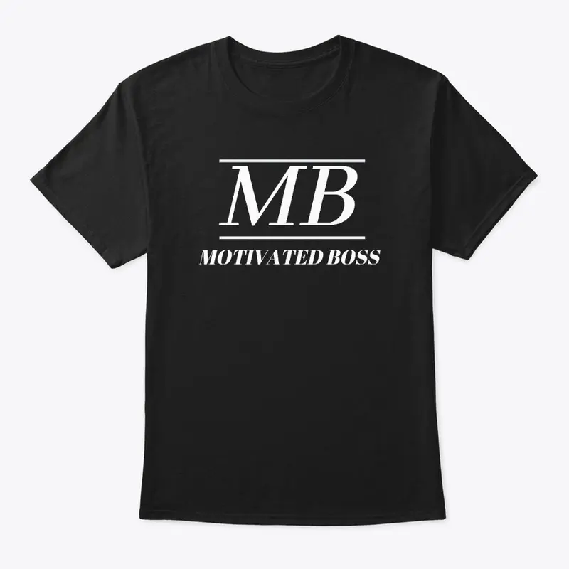 Motivated Boss Classic Tee (white logo)