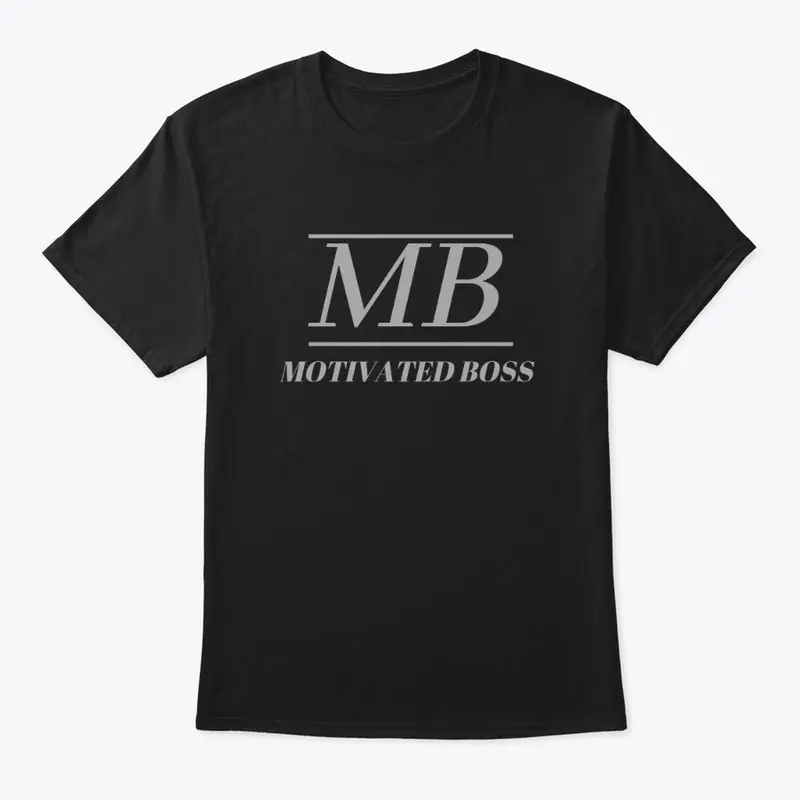 Motivated Boss Classic Tee (gray logo)