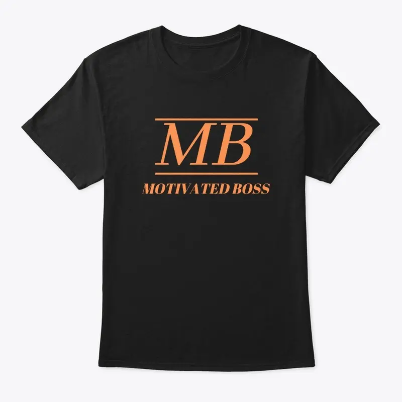 Motivated Boss Classic Tee (orange logo)